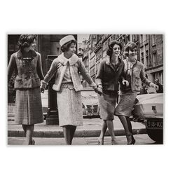 Chanel Streets of Paris (1961) greeting card